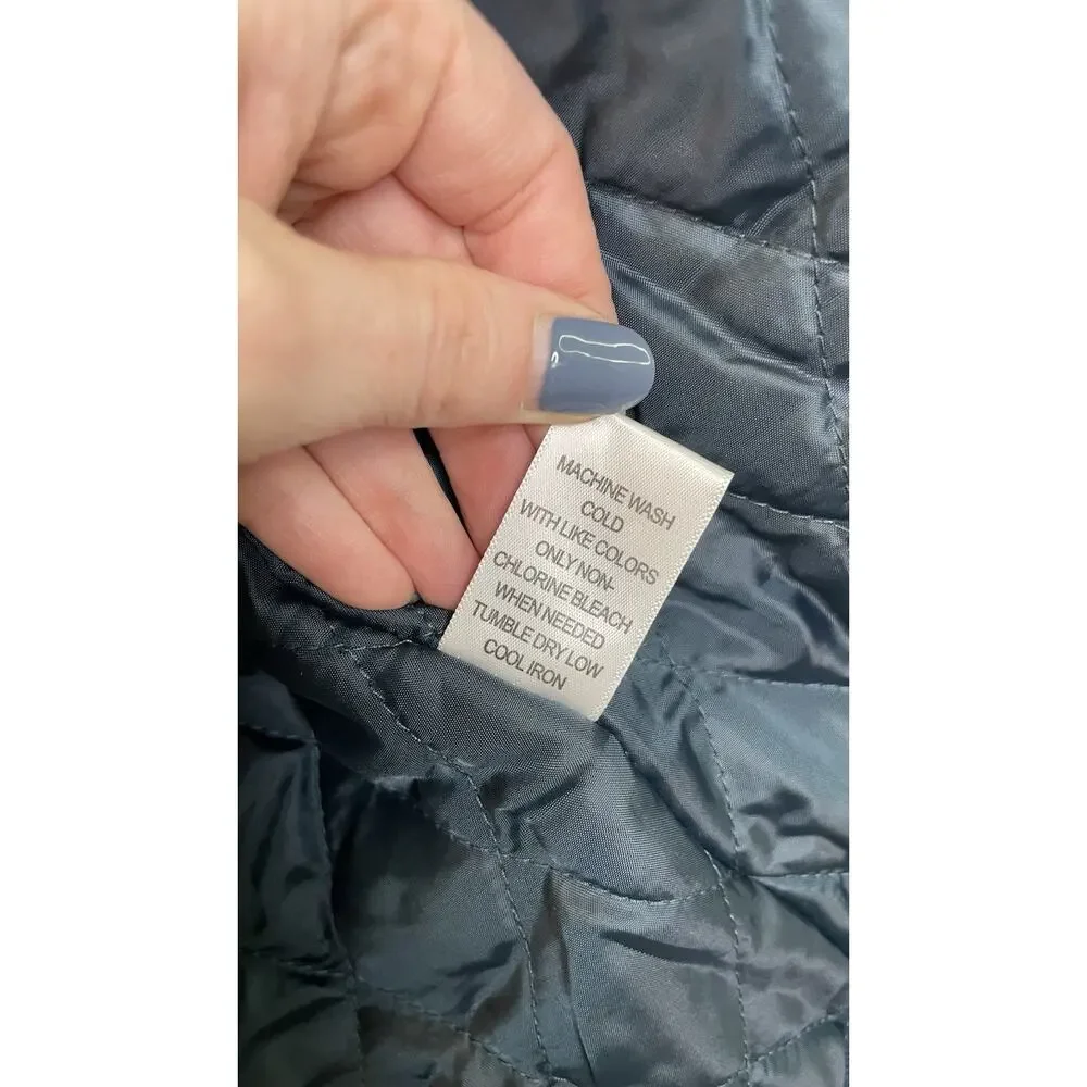 NWT Playboy x Pacsun Mens Plaid Jacket Hoodie Coat Logo Quilted Blue Green XS/S - Picture 10 of 10